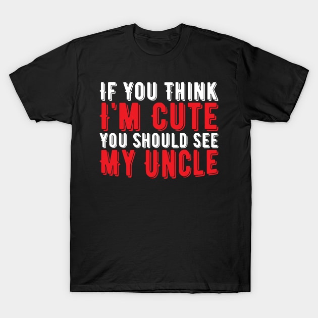 Funny Uncle, Vintage Gift Idea T-Shirt by Lukecarrarts